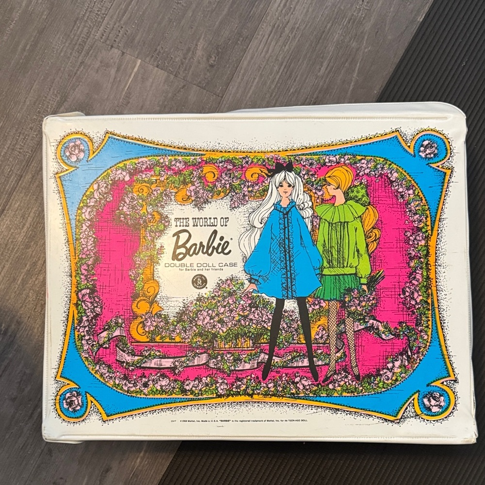 Vintage Barbie Double Doll Case